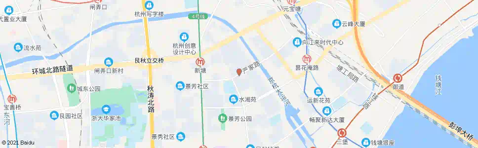 杭州新塘家园_公交站地图_杭州公交_妙搜公交查询2025