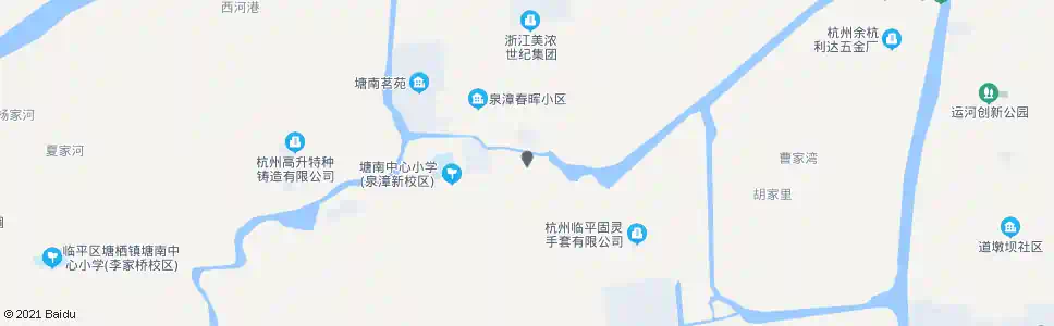 杭州泉漳北_公交站地图_杭州公交_妙搜公交查询2025