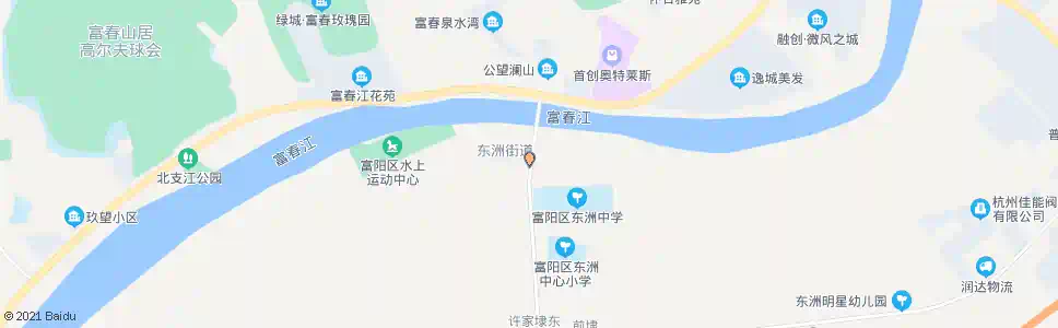 杭州东洲街道办_公交站地图_杭州公交_妙搜公交查询2025