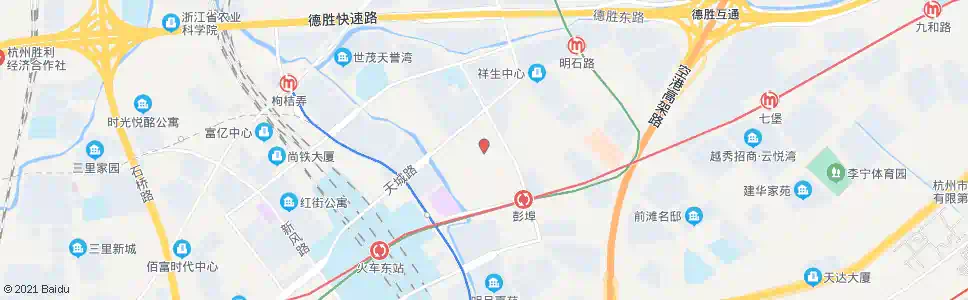 杭州东锦巷_公交站地图_杭州公交_妙搜公交查询2025