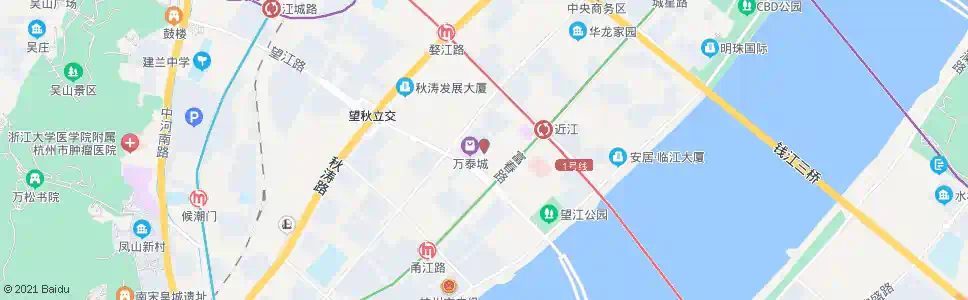 杭州雷霆路望江东路口_公交站地图_杭州公交_妙搜公交查询2025