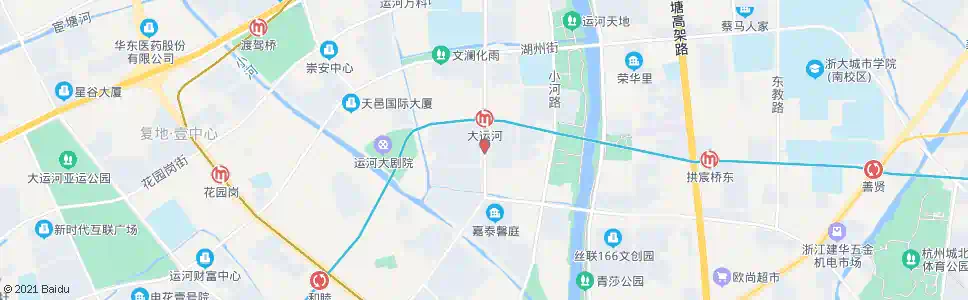 杭州桃园里_公交站地图_杭州公交_妙搜公交查询2025