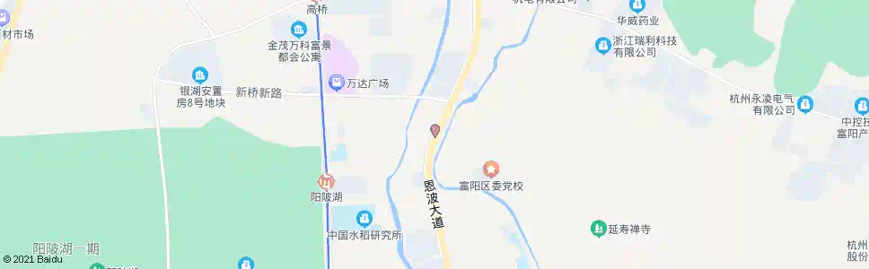 杭州新桥老村委_公交站地图_杭州公交_妙搜公交查询2025