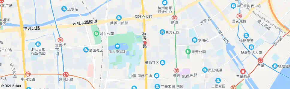 杭州严家弄_公交站地图_杭州公交_妙搜公交查询2025