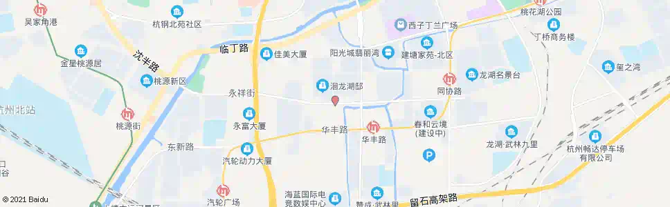 杭州华丰北苑_公交站地图_杭州公交_妙搜公交查询2025