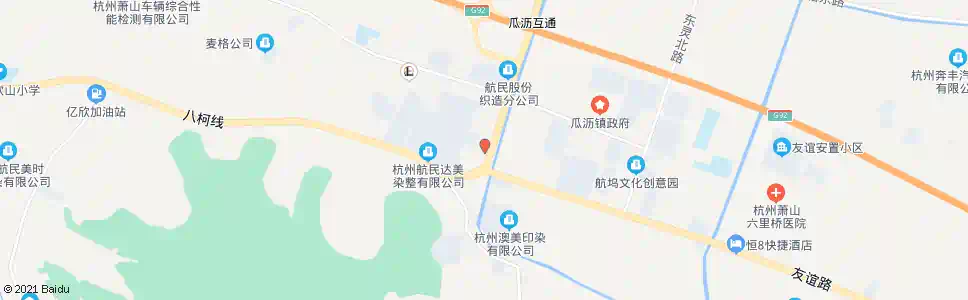 杭州瓜沥公交站_公交站地图_杭州公交_妙搜公交查询2025
