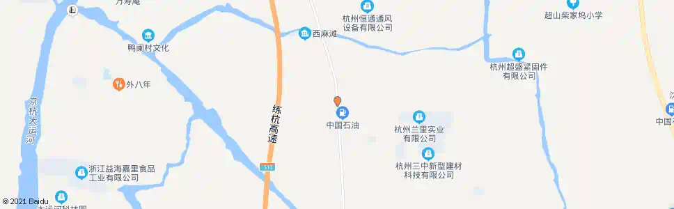 杭州北庄仲家湾_公交站地图_杭州公交_妙搜公交查询2025