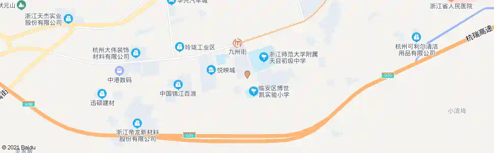 杭州天目初中_公交站地图_杭州公交_妙搜公交查询2025