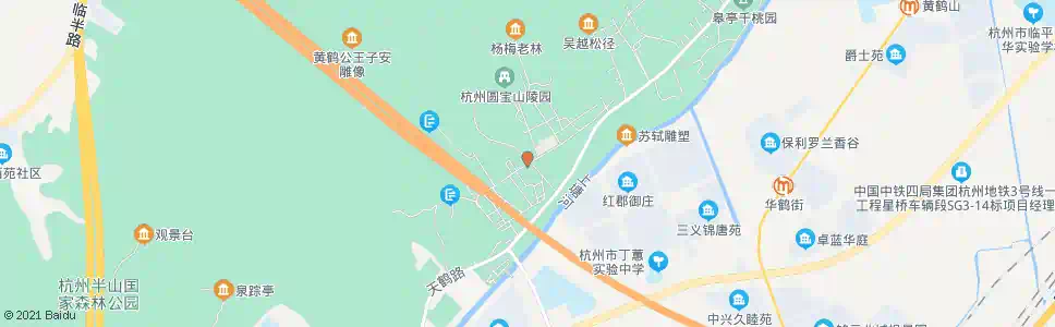 杭州山羊坞东_公交站地图_杭州公交_妙搜公交查询2025