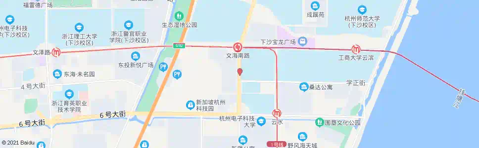 杭州二十三号路学正街口_公交站地图_杭州公交_妙搜公交查询2025