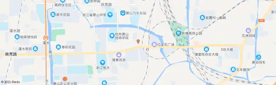 杭州宏盾建材广场_公交站地图_杭州公交_妙搜公交查询2025