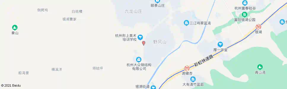 杭州野风山城(大庄村)_公交站地图_杭州公交_妙搜公交查询2025