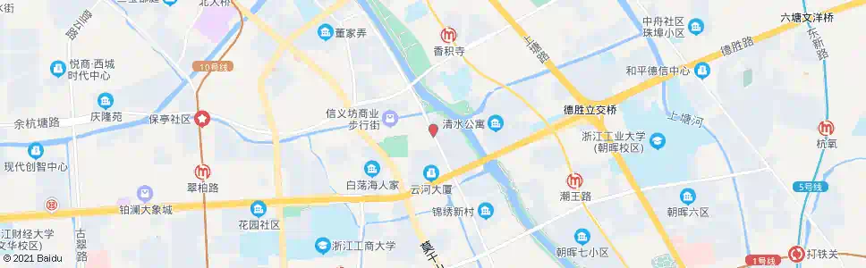 杭州仓基新村_公交站地图_杭州公交_妙搜公交查询2025