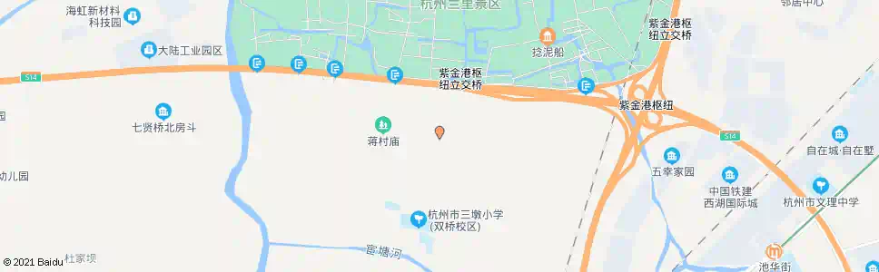 杭州下确桥_公交站地图_杭州公交_妙搜公交查询2025