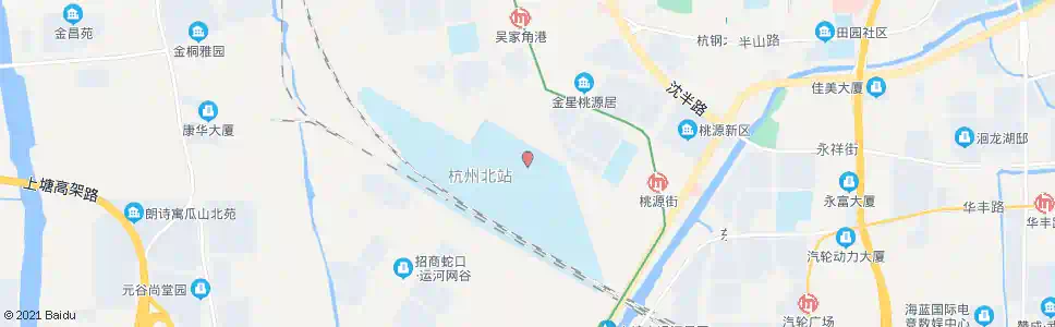 杭州北站_公交站地图_杭州公交_妙搜公交查询2025