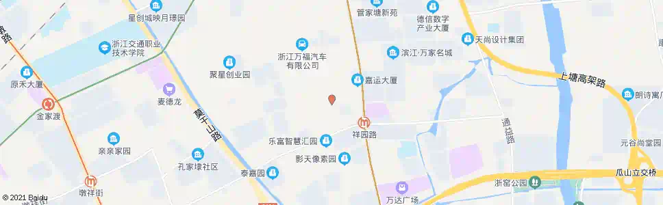 杭州祥运路公交站_公交站地图_杭州公交_妙搜公交查询2025