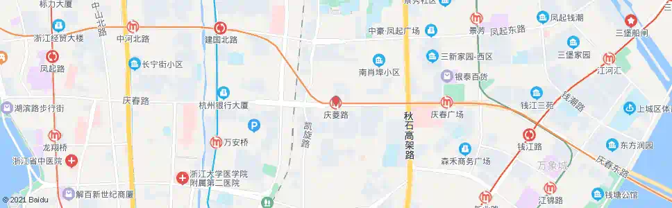 杭州庆菱路站_公交站地图_杭州公交_妙搜公交查询2025