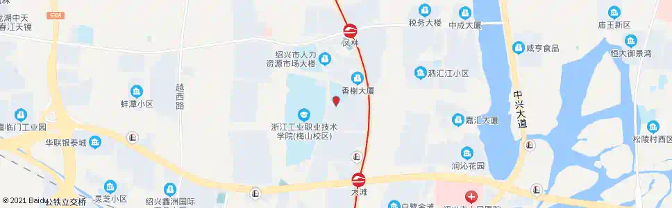 杭州柯北大道_公交站地图_杭州公交_妙搜公交查询2025