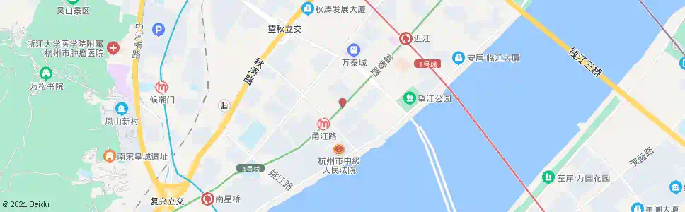杭州富春路闻潮路口_公交站地图_杭州公交_妙搜公交查询2025