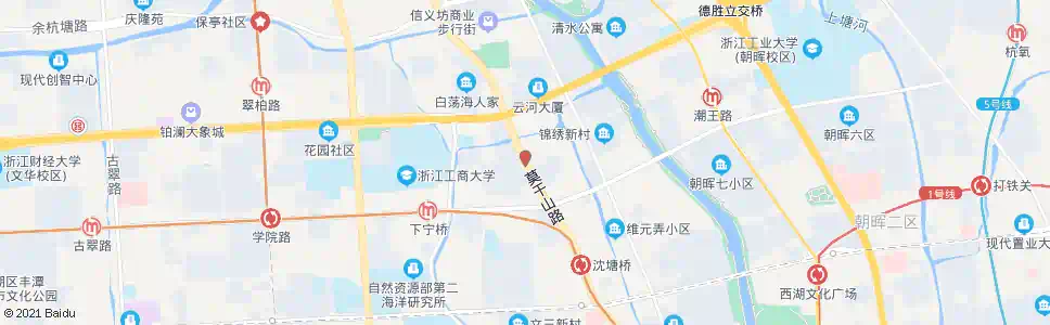 杭州石灰桥_公交站地图_杭州公交_妙搜公交查询2025