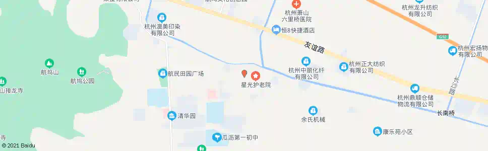 杭州后花园_公交站地图_杭州公交_妙搜公交查询2025