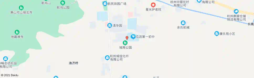 杭州瓜沥初中_公交站地图_杭州公交_妙搜公交查询2025