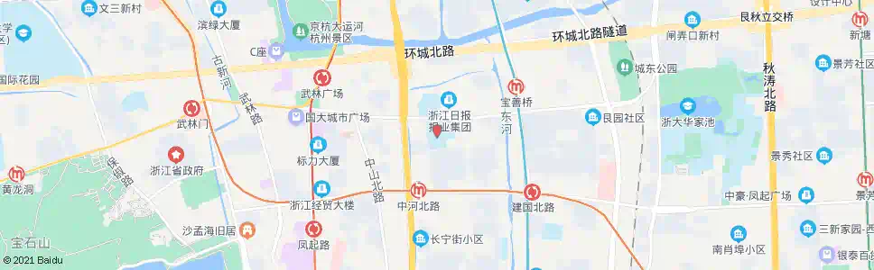 杭州体育中心_公交站地图_杭州公交_妙搜公交查询2025
