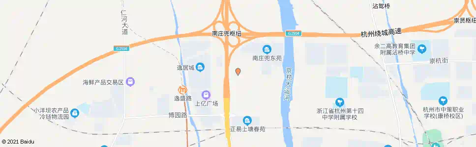 杭州范家塘_公交站地图_杭州公交_妙搜公交查询2025