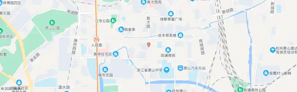 杭州东门菜场_公交站地图_杭州公交_妙搜公交查询2025