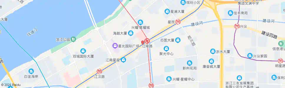 杭州共联村_公交站地图_杭州公交_妙搜公交查询2025