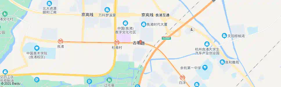 杭州严村里_公交站地图_杭州公交_妙搜公交查询2025