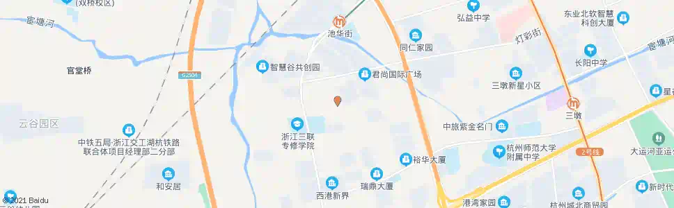 杭州西园二路振中路口_公交站地图_杭州公交_妙搜公交查询2025