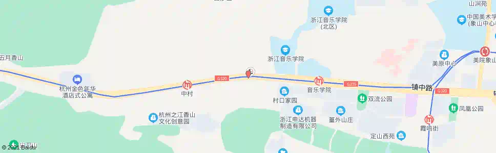 杭州村口北_公交站地图_杭州公交_妙搜公交查询2025