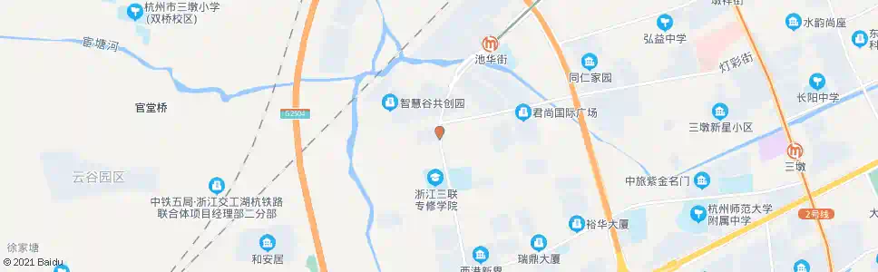 杭州西园路灯彩街口_公交站地图_杭州公交_妙搜公交查询2025