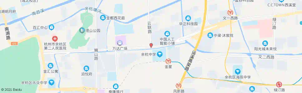 杭州金星村_公交站地图_杭州公交_妙搜公交查询2025