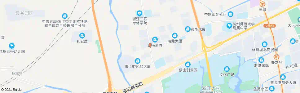 杭州西园路振华路口_公交站地图_杭州公交_妙搜公交查询2025