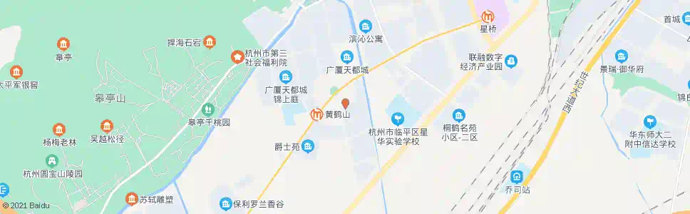 杭州天星苑_公交站地图_杭州公交_妙搜公交查询2025