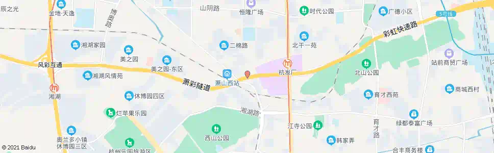 杭州客运西站_公交站地图_杭州公交_妙搜公交查询2025