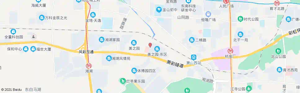 杭州顺发美之园_公交站地图_杭州公交_妙搜公交查询2025