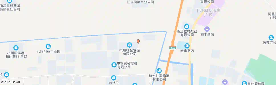 杭州下沙公交停保基地_公交站地图_杭州公交_妙搜公交查询2025