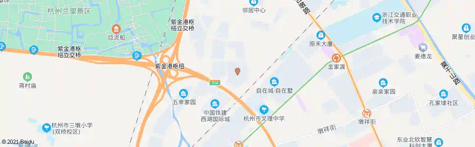 杭州都市阳光嘉苑_公交站地图_杭州公交_妙搜公交查询2025