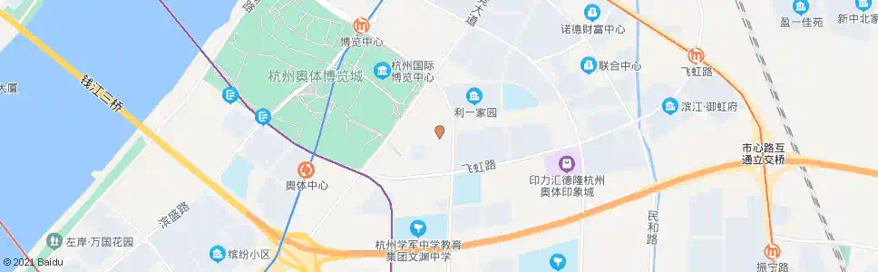 杭州合丰桥头_公交站地图_杭州公交_妙搜公交查询2025