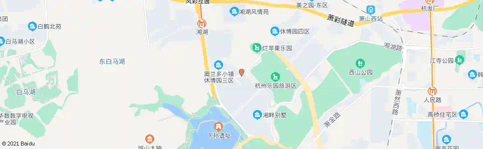 杭州湘湖路湖畔路口_公交站地图_杭州公交_妙搜公交查询2025