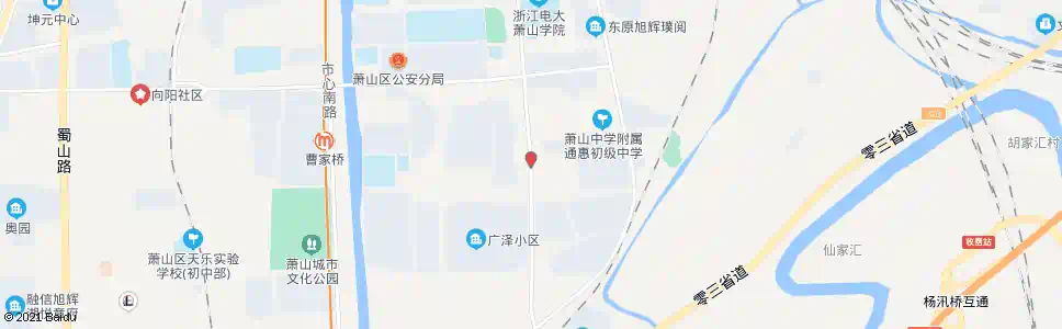 杭州吕才庄_公交站地图_杭州公交_妙搜公交查询2025
