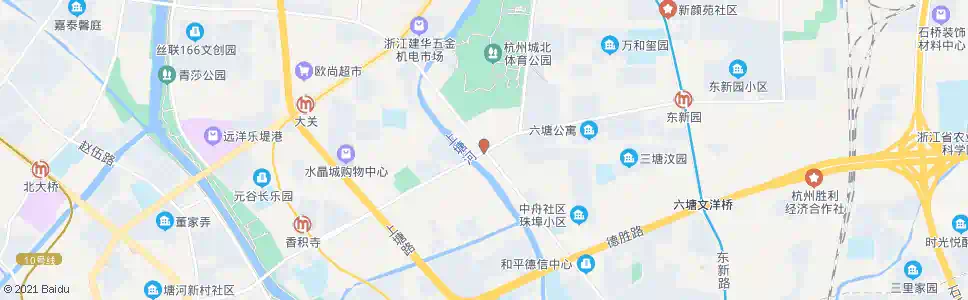 杭州绍兴路香积寺路口_公交站地图_杭州公交_妙搜公交查询2025