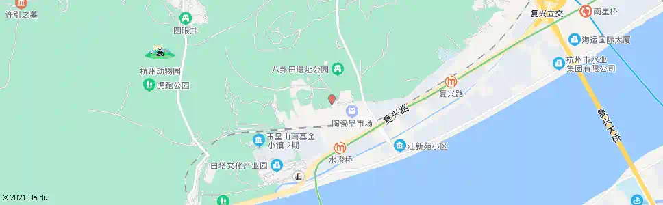 杭州杭州陶瓷品市场_公交站地图_杭州公交_妙搜公交查询2025