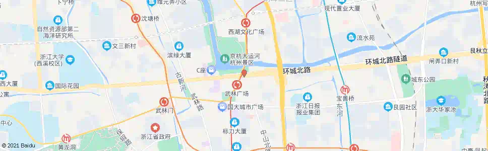 杭州中北桥南_公交站地图_杭州公交_妙搜公交查询2025