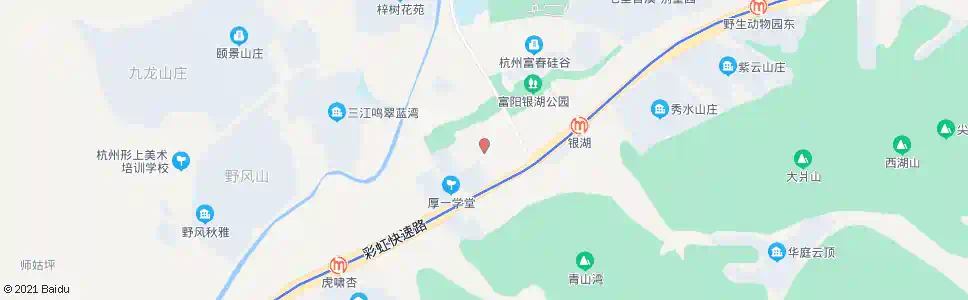 杭州银湖科技园_公交站地图_杭州公交_妙搜公交查询2025