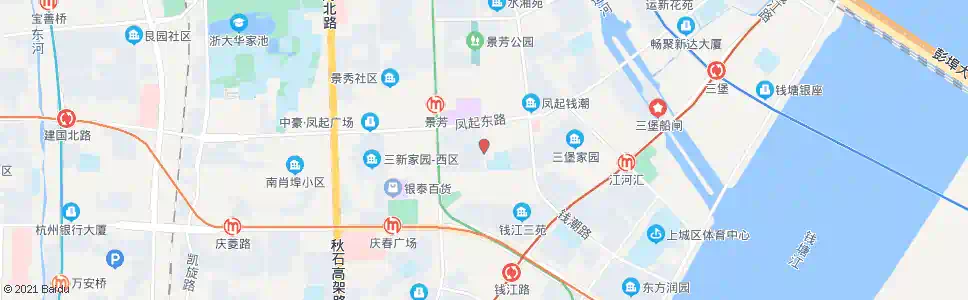 杭州钱江七苑_公交站地图_杭州公交_妙搜公交查询2025