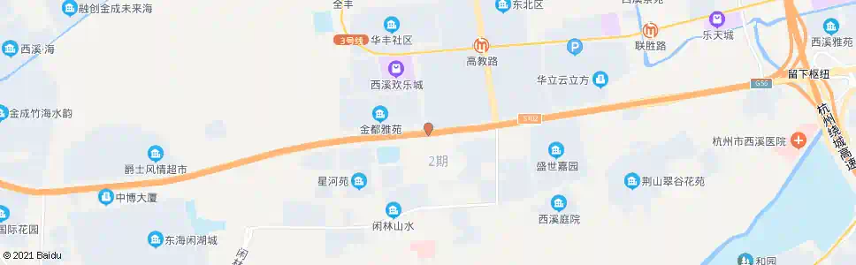 杭州天目山西路华丰_公交站地图_杭州公交_妙搜公交查询2025
